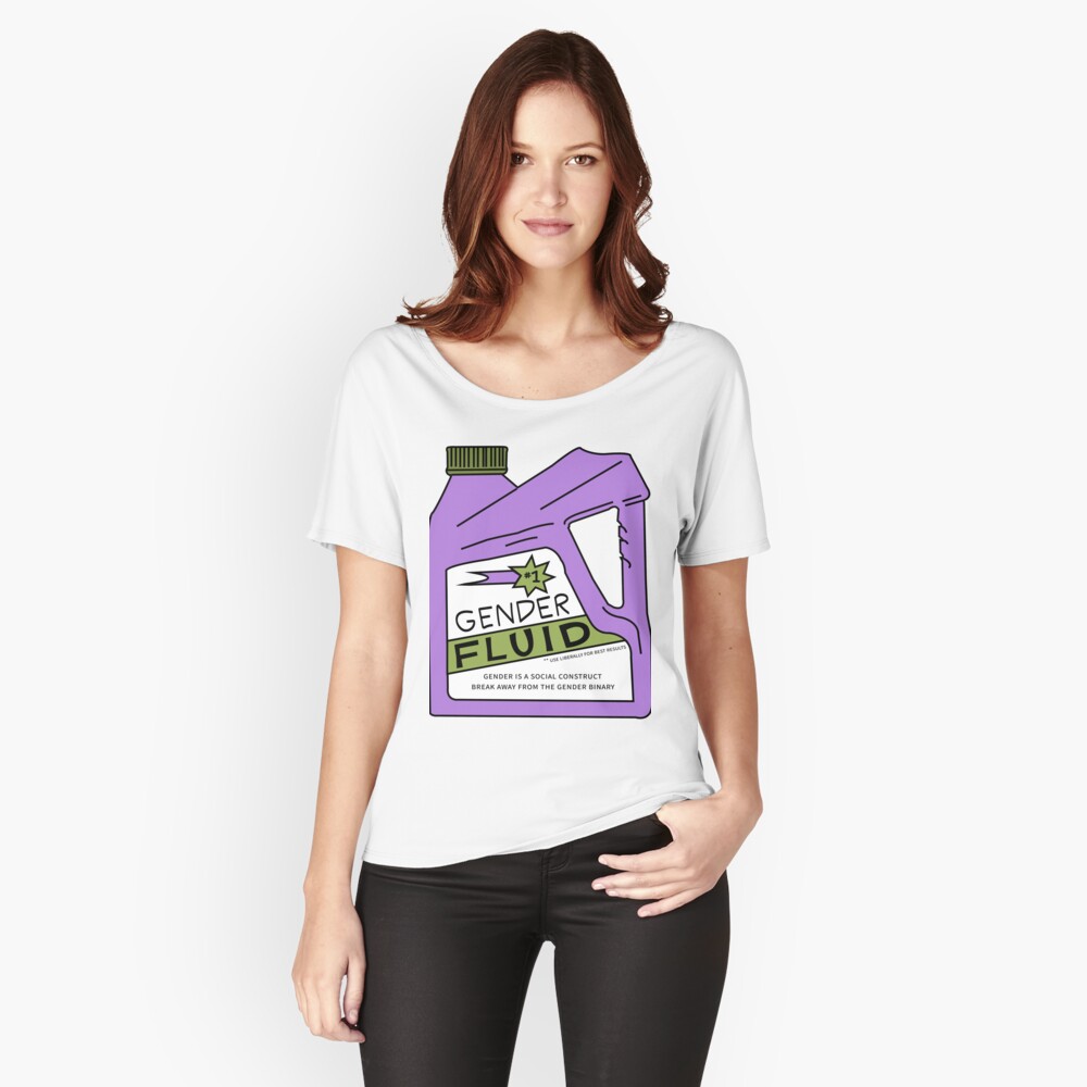 Aperçu de l'œuvre T-shirt coupe relax créée et vendue par shittyhuman.