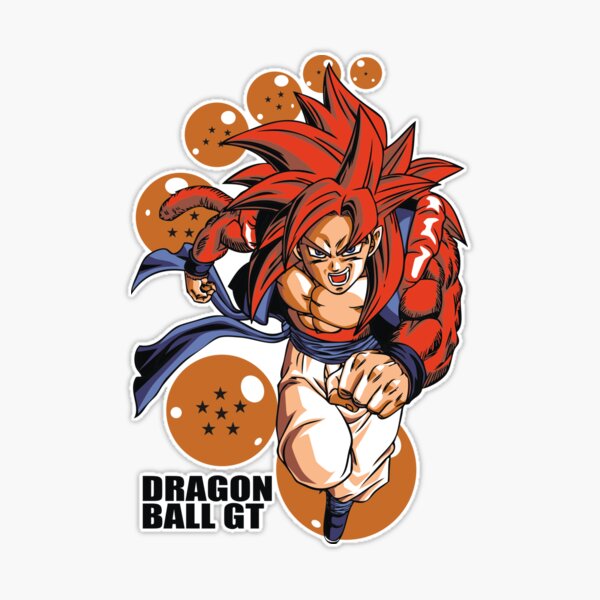 Animated, Dragon Ball, Dragon Ball Gt Sticker Gif - Gogeta Ssj4