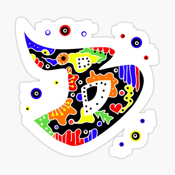 Buchstabe B Sticker