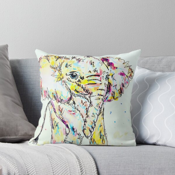 Item preview, Baby elephant walking  designed and sold by jessieleighsart.