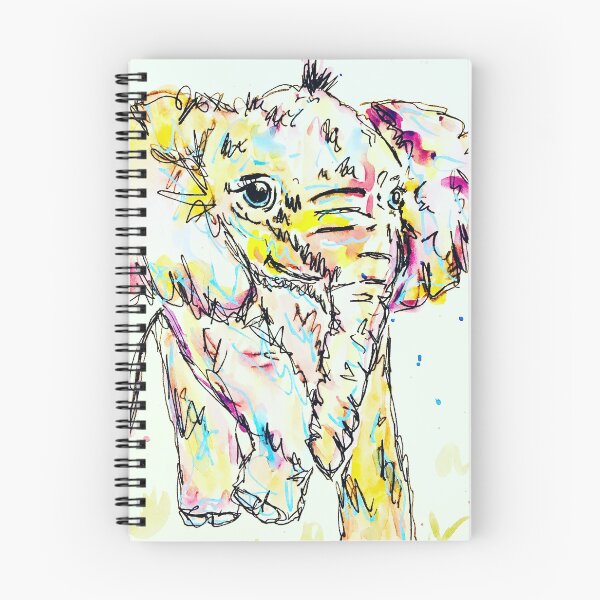 Item preview, Baby elephant walking  designed and sold by jessieleighsart.