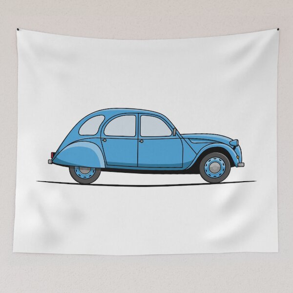 Item preview, Classic French Car - Blue designed and sold by JingleSnitch.