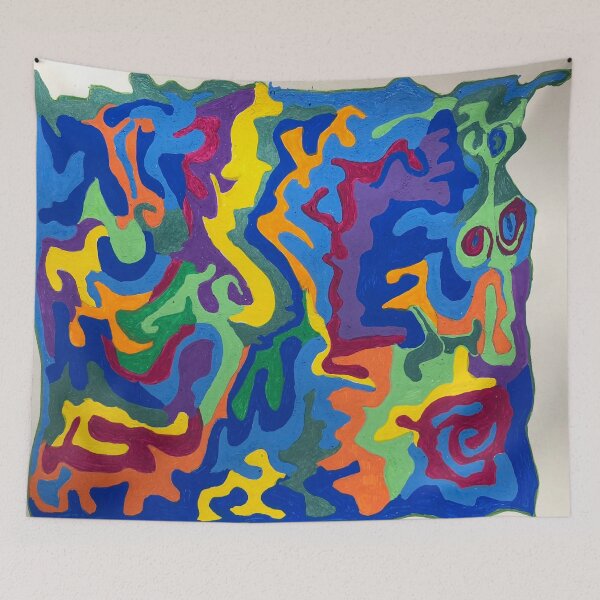 Item preview, A puzzle of Delightful Bright Colors designed and sold by DanaLDunCan.