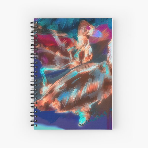 Abstract Duck Spiral Notebook