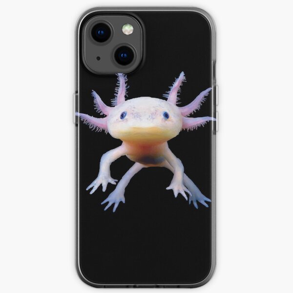 Cute Axolotl Salamander Amphibian Mexican Walking Fish iPhone Soft Case