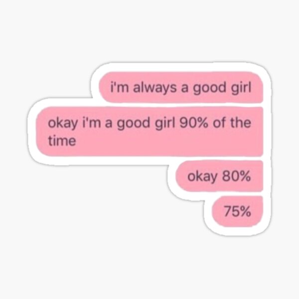 Item preview, I'm always a good girl, just kidding designed and sold by crybabyyy.