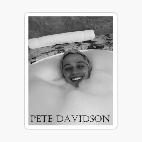 Aperçu de l'œuvre Pete Davidson dans le bain créée et vendue par sardar.