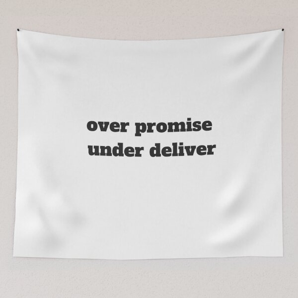 Item preview, Over Promise Under Deliver  designed and sold by freedom4life.
