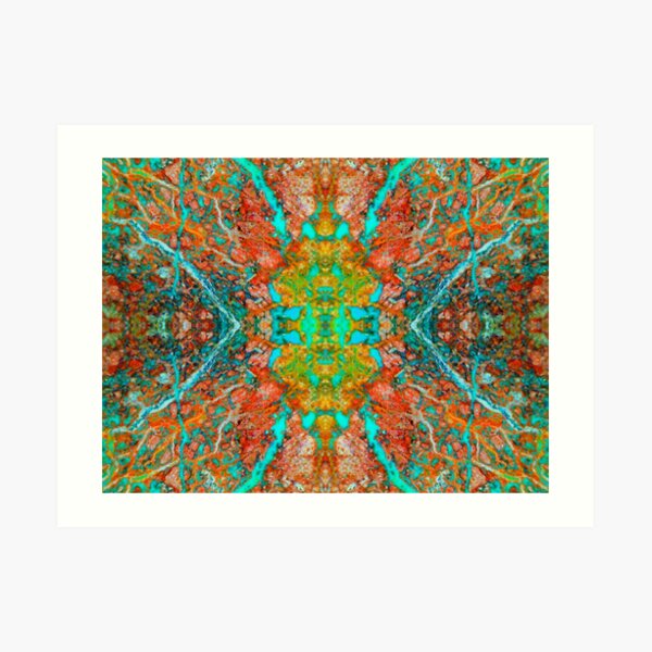 Enter The Labyrinth (Shattuckite) Art Print