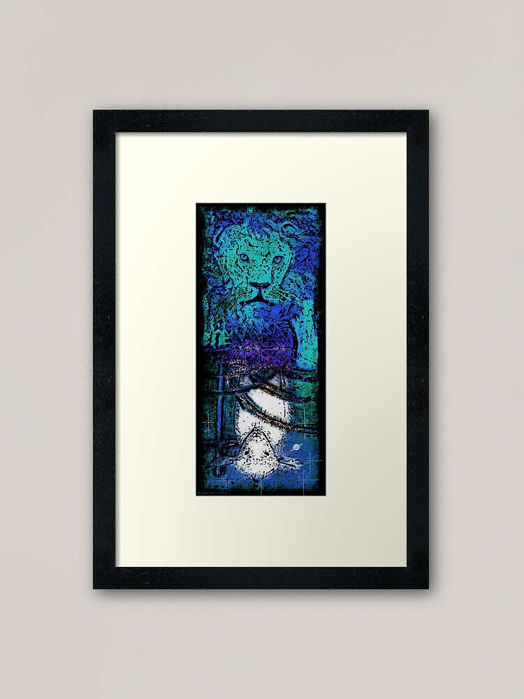 Alternate view of The Lion and the Lamb Framed Art Print