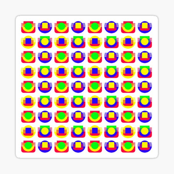 Item preview, Primary Colors, White Background designed and sold by Sharon Schwalbe.