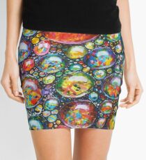 100% ellipse Mini Skirt