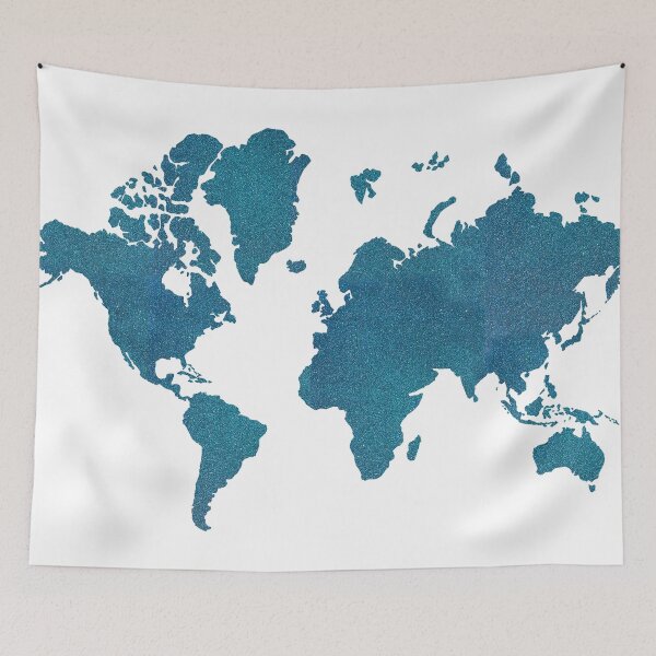 Item preview, Glitter Map of the Earth designed and sold by RaptureTees.