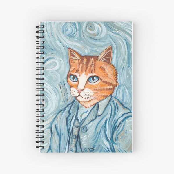 Artikel-Vorschau von Katze Van Gogh Portrait, designt und verkauft von KilkennyCat Art.