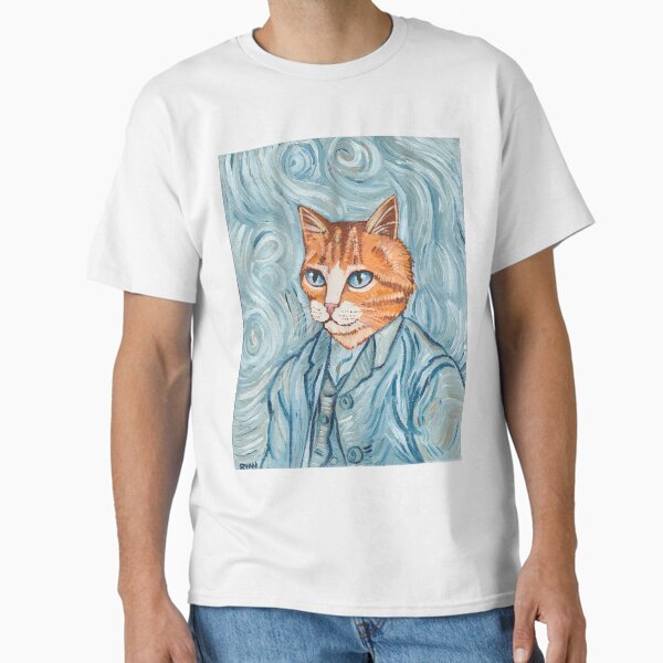 Item preview, Cat Van Gogh Portrait designed and sold by KilkennyCat Art.