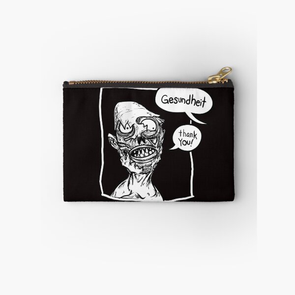 Item preview, Gesundheit Zombie (Black and White) designed and sold by DellDracula.