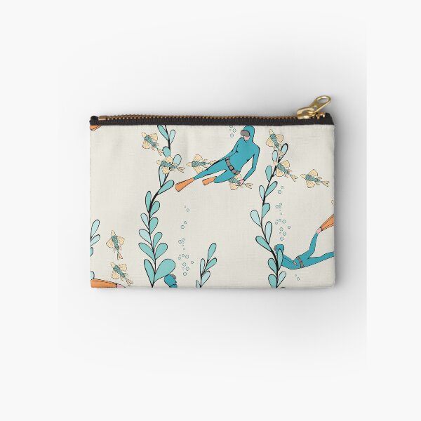 Item preview, Marine underwater pattern with divers designed and sold by Olga Shashok.