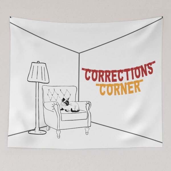 Item preview, Corrections Corner designed and sold by Meme Economy.