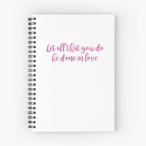 Item preview, 1 Corinthians 16:14 - Pink - Let All That You Do Be Done In Love designed and sold by the-bangs.