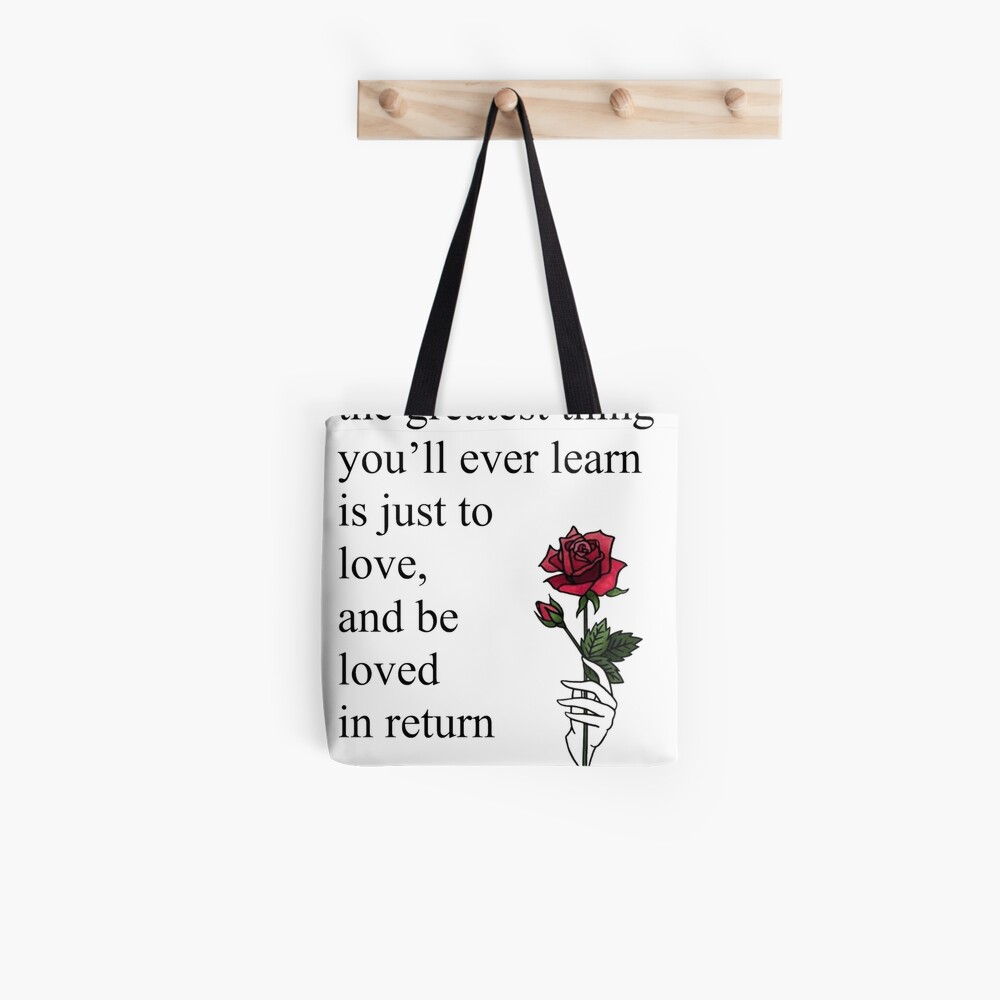 Moulin Rouge Come What May Quote Aesthetic Tote Bag By Oliviakhouw Redbubble