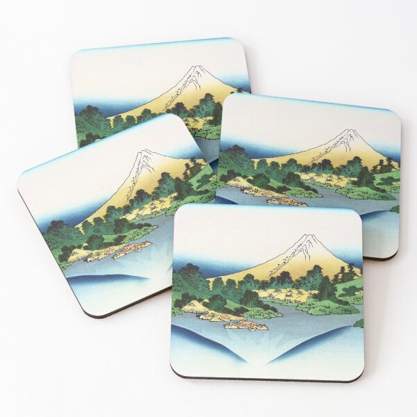 Item preview, Reflection in Lake Misaka of Kai Province by Katsushika Hokusai designed and sold by Takeda-art.