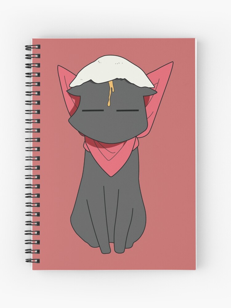 Nichijou Sakamoto Cat Shirt For Anime Lovers | Spiral Notebook