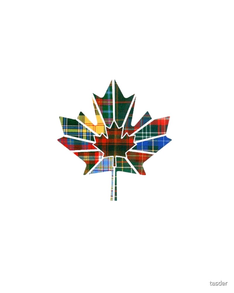 “Maple Leaf Tartan” by tasder | Redbubble