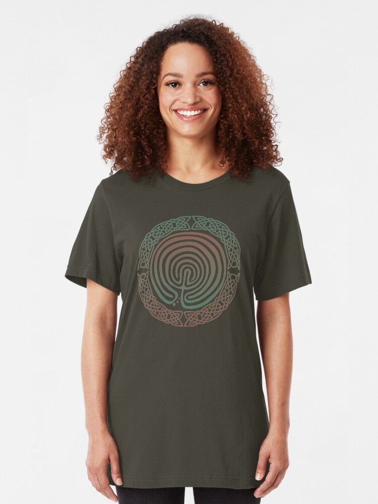 Alternate view of Into the Labyrinth Slim Fit T-Shirt