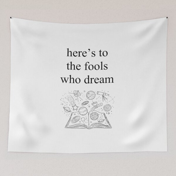 Item preview, Here's to the Fools Who Dream La La Land Quote designed and sold by oliviakhouw.