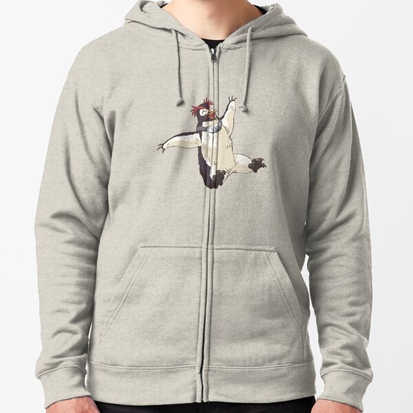 Eva Penguin Zipped Hoodie
