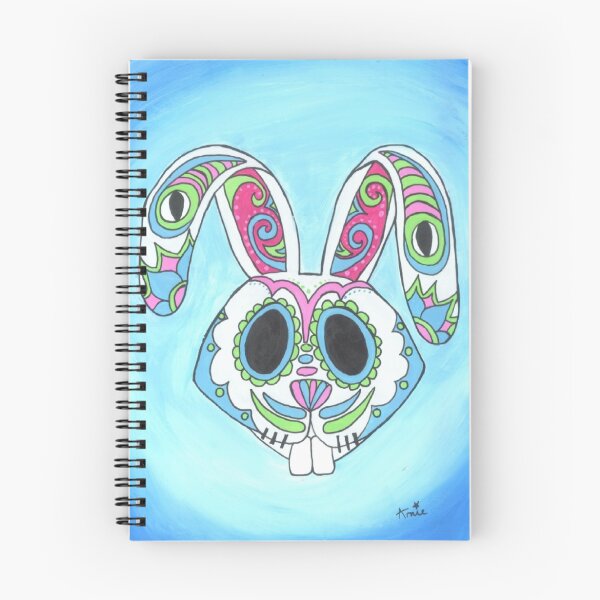Item preview, Skull Candy Easter Bunny Sugar Skull designed and sold by ArniesArt.
