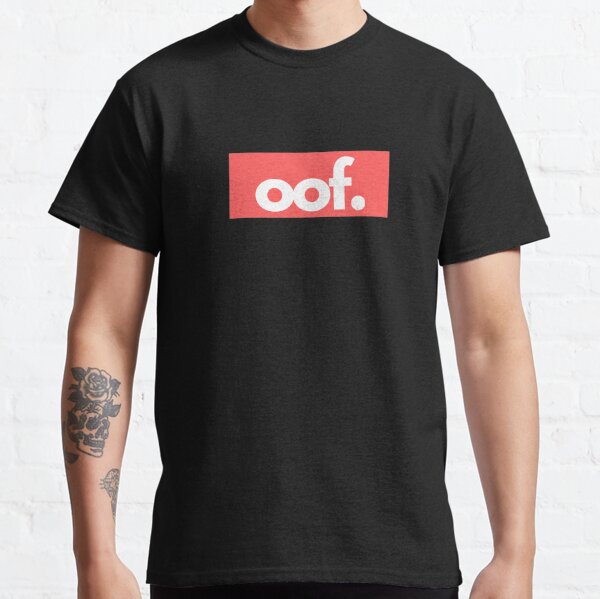 Oof Sound T Shirts Redbubble - yellowred roblox letter r short sleeve t shirt tee tops