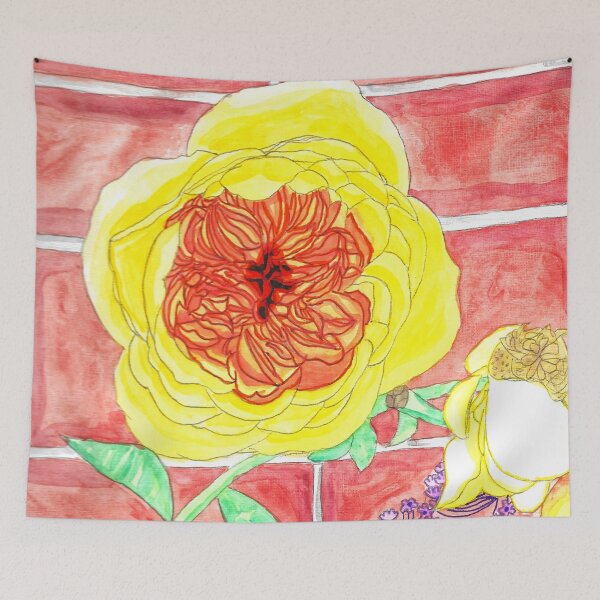 Item preview, Reid Hall Rose Watercolor designed and sold by The Rage Garden.