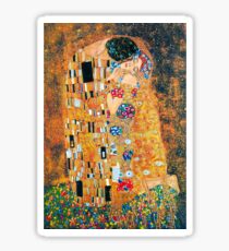 Pegatina Gustav Klimt - El beso