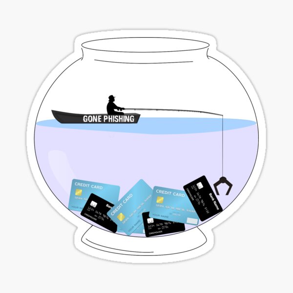 Gone Phishing Sticker