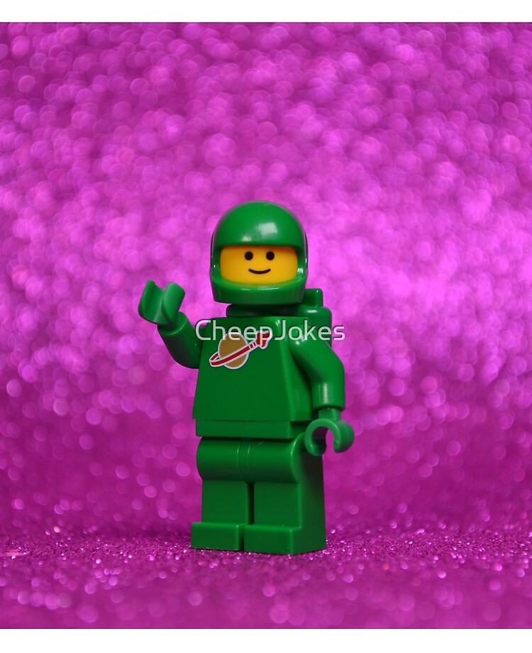 pink lego spaceman