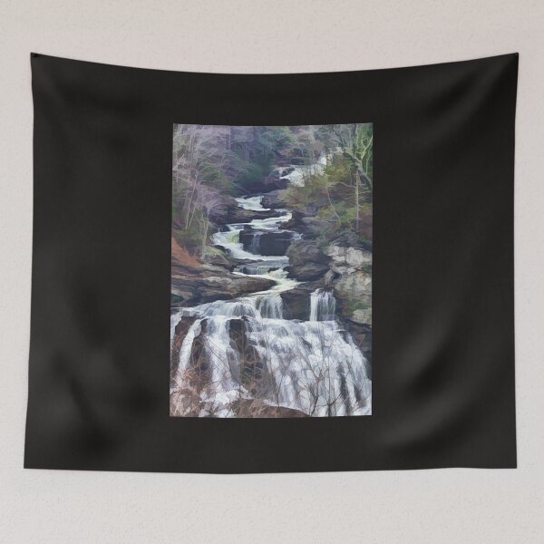 Item preview, Cullasaja Falls - Painterly Effect designed and sold by TonyCrehan.