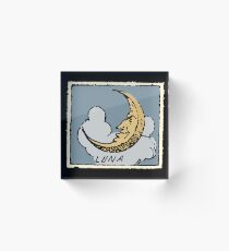 Luna Moon Acrylic Block