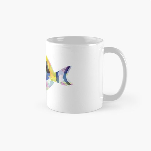 Item preview, Fish of geometric diamond shaped colors designed and sold by dodgerfl.