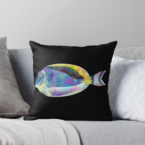 Aperçu de l'œuvre Poisson de couleurs géométriques en forme de losange créée et vendue par dodgerfl.