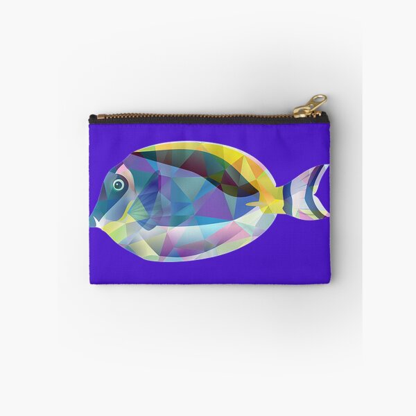 Item preview, Fish of geometric diamond shaped colors designed and sold by dodgerfl.