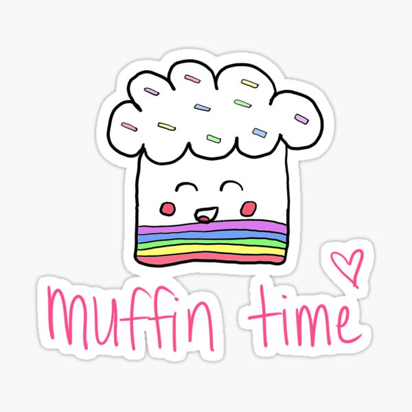 Muffin Time Stickers for Sale