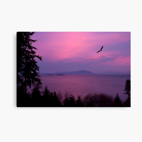 Sunrise Over the Strait Canvas Print