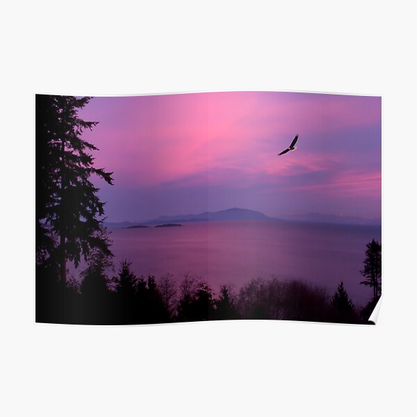 Sunrise Over the Strait Poster