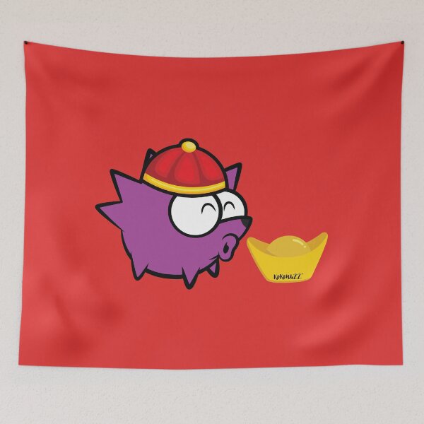 Item preview, Año Nuevo Chino - Celebra CNY con Hari the Hedgehog designed and sold by Kokonuzz.