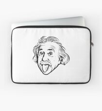 Funda para portátil Ilustraciones de Albert Einstein Con su famosa foto que muestra la lengua, camisetas, impresiones, pósters, bolsos