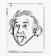 Vinilo o funda para iPad Ilustraciones de Albert Einstein Con su famosa foto que muestra la lengua, camisetas, impresiones, pósters, bolsos