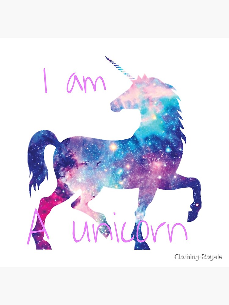Disover I am a unicorn Premium Matte Vertical Poster