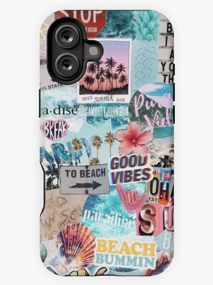iPhone・スマホケース Society6 Summer Love Vintage Beach by RexLambo Amazon.com: Fortunicdy Summer to Beach Phone Case Compatible