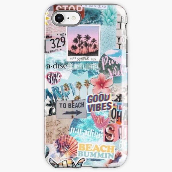 Summer Break Collage iPhone Tough Case